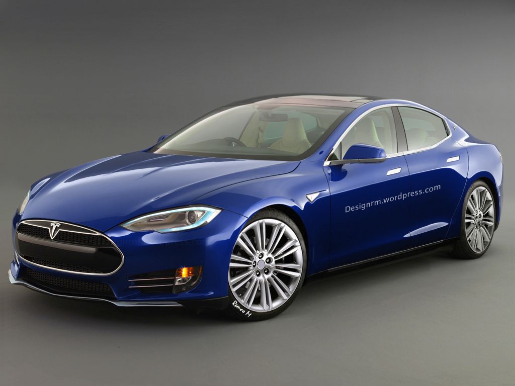 Rendering Tesla Model E